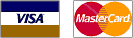 We proudly accept Visa and Mastercard