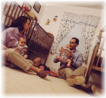 Playing in the nursery