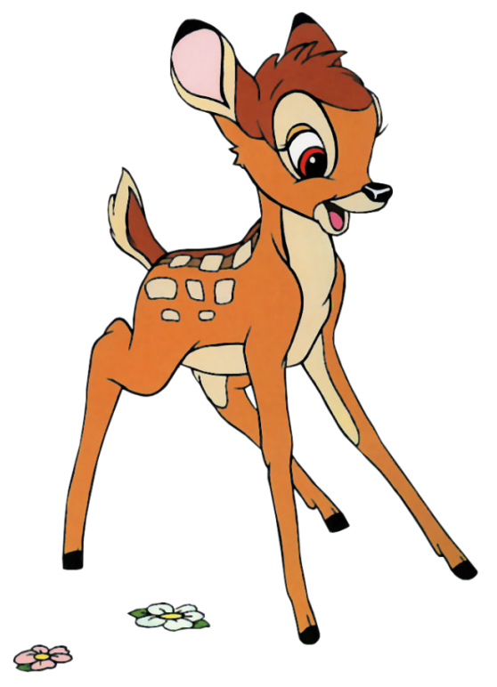 Disney’s Bambi Movie Clipart and Graphics - Bambi, Faline, Flower ...