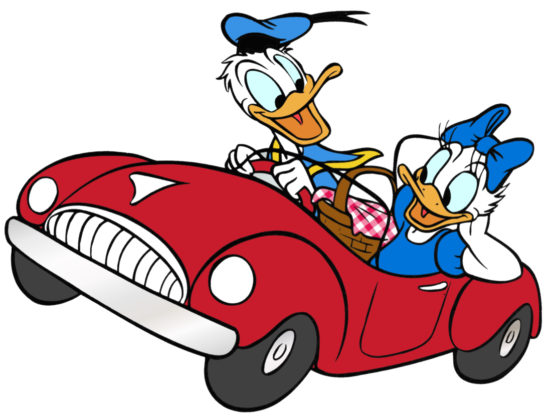 Donald Daisy Duck Car